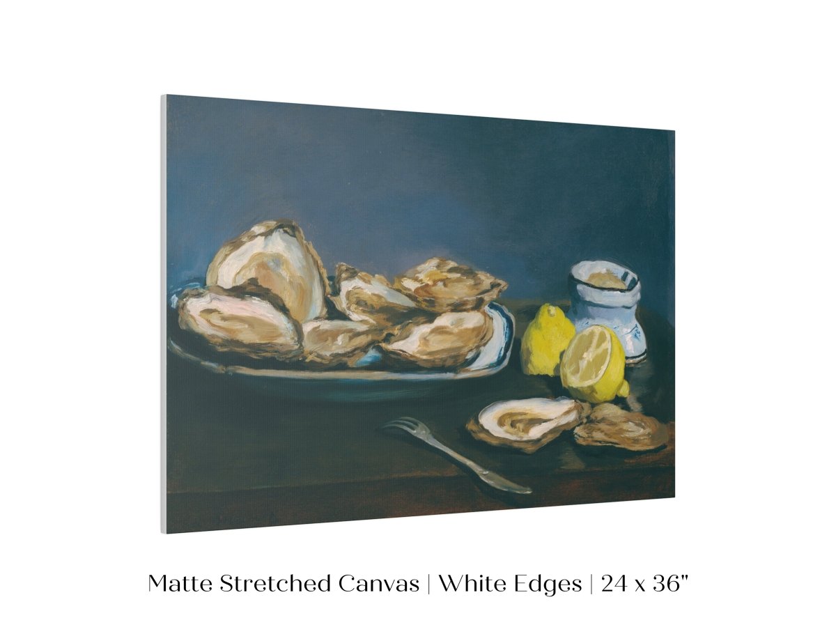 Still Life with Oysters and Lemons | P448 - Single Art Prints - Piccolo Fiore Prints