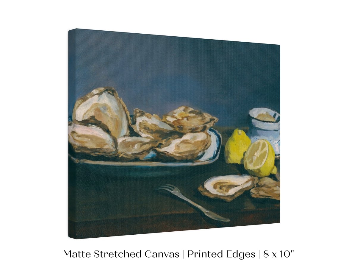 Still Life with Oysters and Lemons | P448 - Single Art Prints - Piccolo Fiore Prints