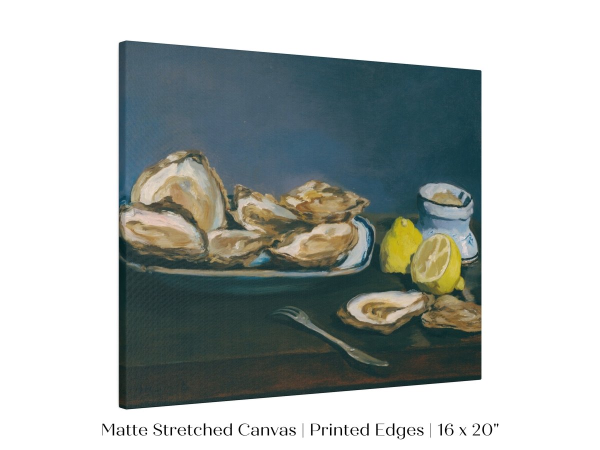 Still Life with Oysters and Lemons | P448 - Single Art Prints - Piccolo Fiore Prints