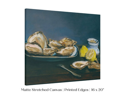 Still Life with Oysters and Lemons | P448 - Single Art Prints - Piccolo Fiore Prints