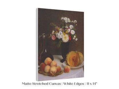 Still Life with Pumpkin, Flowers and Fruit | P474 - Single Art Prints - Piccolo Fiore Prints