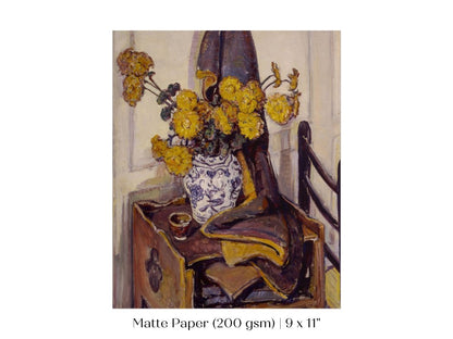 Still Life with Yellow Flowers | P184 - Single Art Prints - Piccolo Fiore Prints