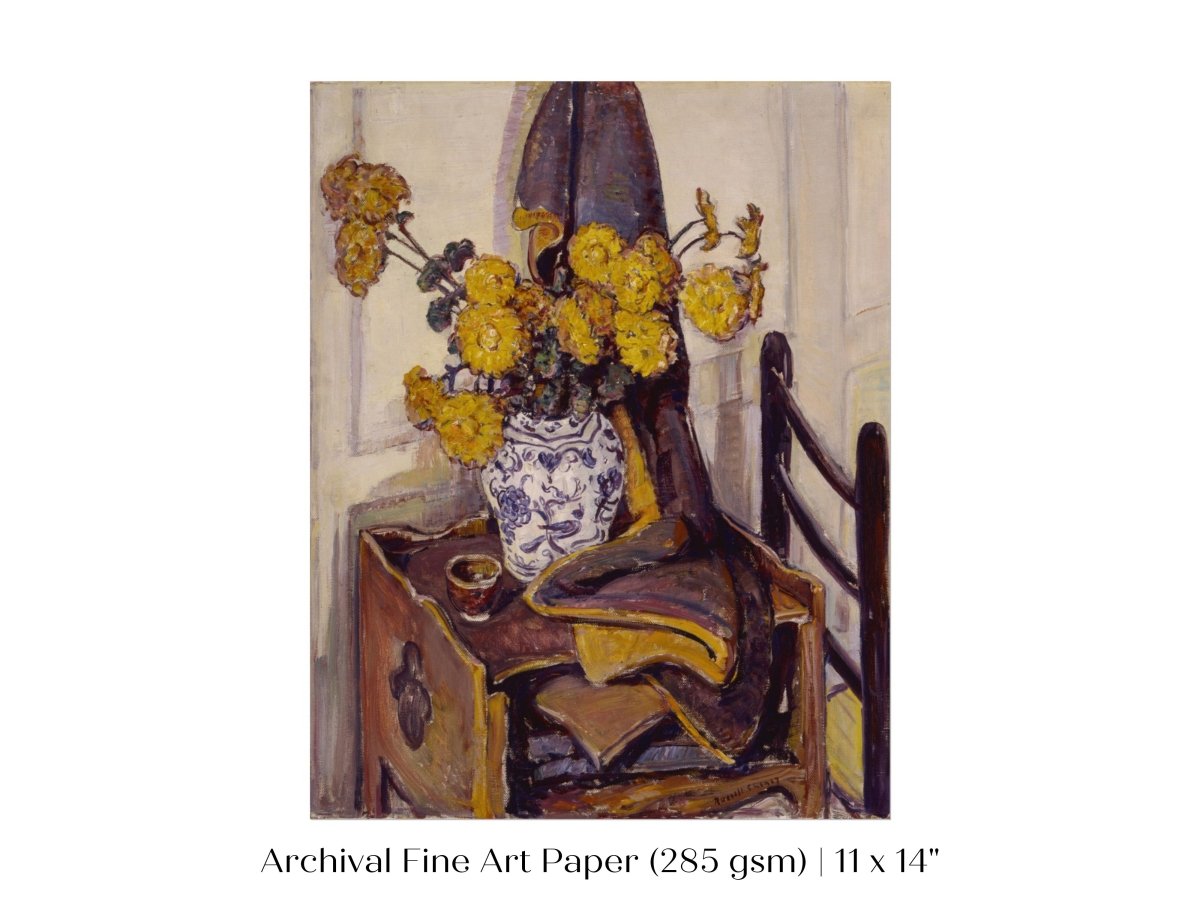 Still Life with Yellow Flowers | P184 - Single Art Prints - Piccolo Fiore Prints