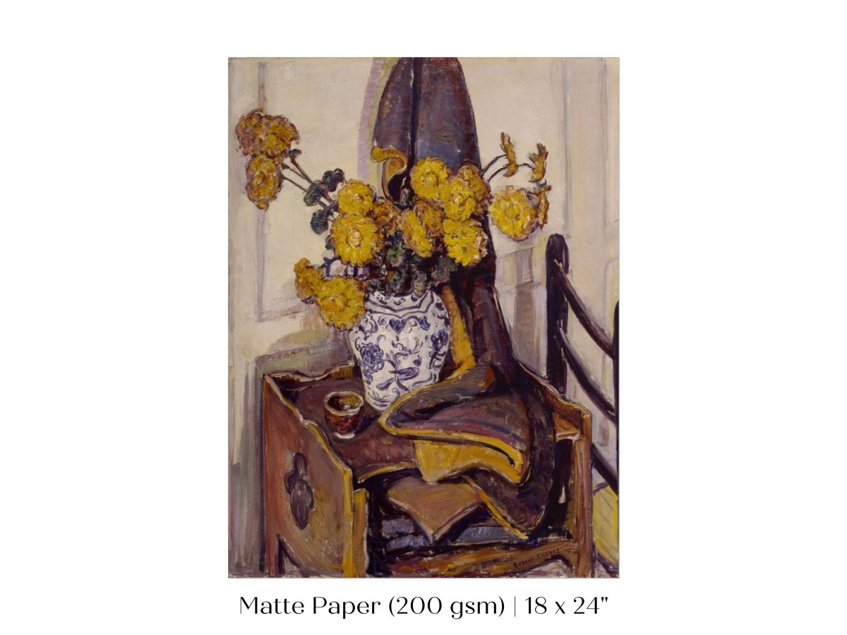 Still Life with Yellow Flowers | P184 - Single Art Prints - Piccolo Fiore Prints
