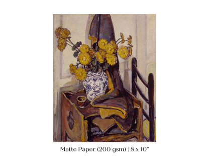 Still Life with Yellow Flowers | P184 - Single Art Prints - Piccolo Fiore Prints