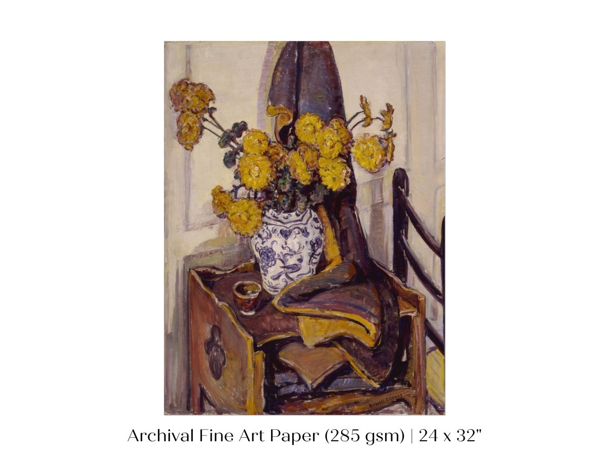 Still Life with Yellow Flowers | P184 - Single Art Prints - Piccolo Fiore Prints
