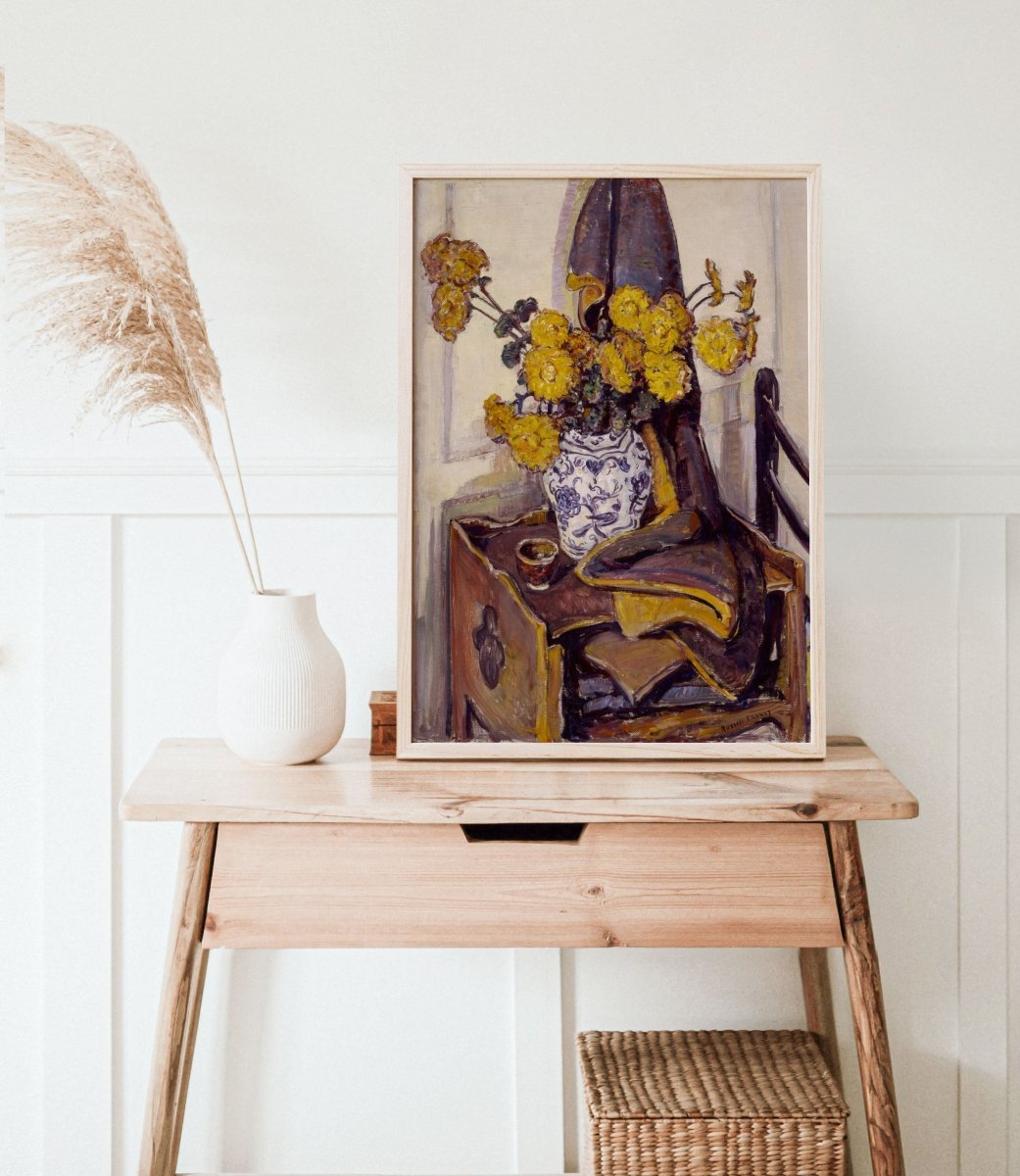 Still Life with Yellow Flowers | P184 - Single Art Prints - Piccolo Fiore Prints