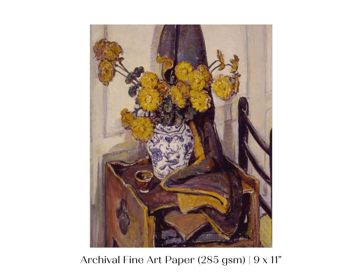 Still Life with Yellow Flowers | P184 - Single Art Prints - Piccolo Fiore Prints