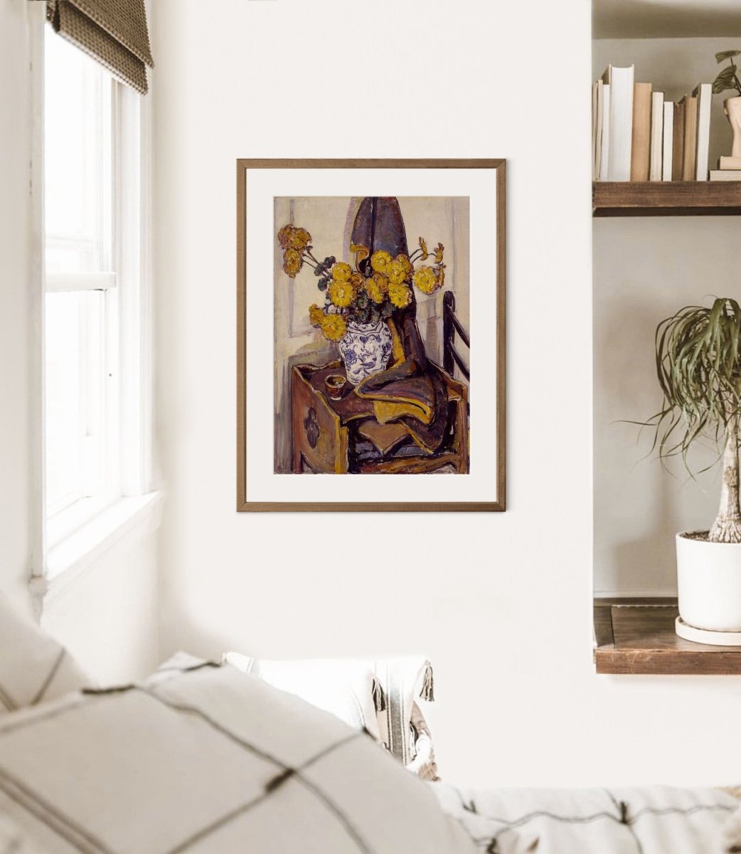 Still Life with Yellow Flowers | P184 - Single Art Prints - Piccolo Fiore Prints