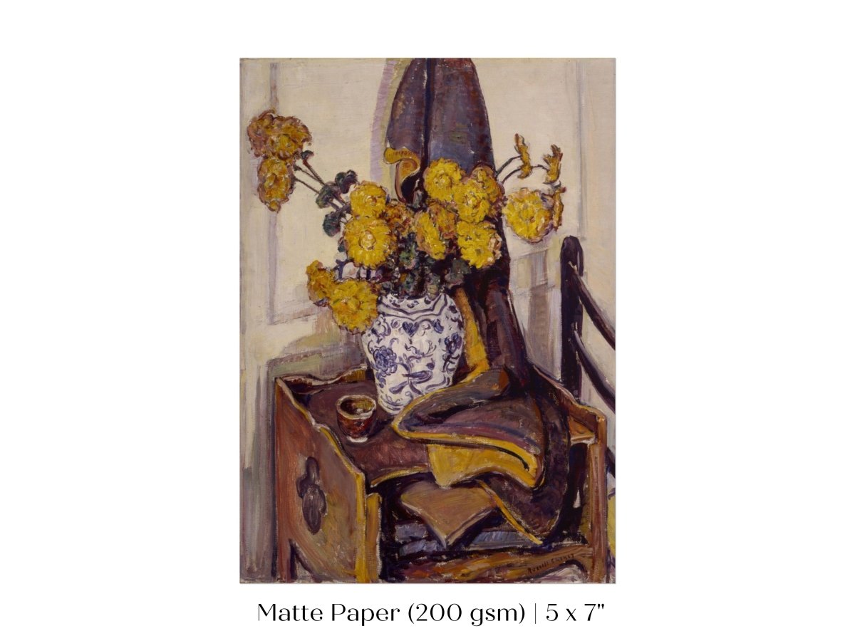 Still Life with Yellow Flowers | P184 - Single Art Prints - Piccolo Fiore Prints