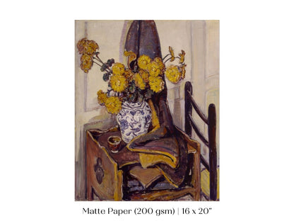 Still Life with Yellow Flowers | P184 - Single Art Prints - Piccolo Fiore Prints