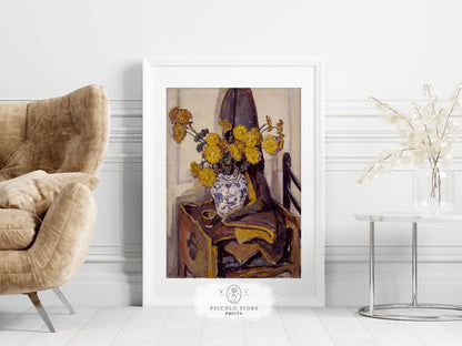 Still Life with Yellow Flowers | P184 - Single Art Prints - Piccolo Fiore Prints