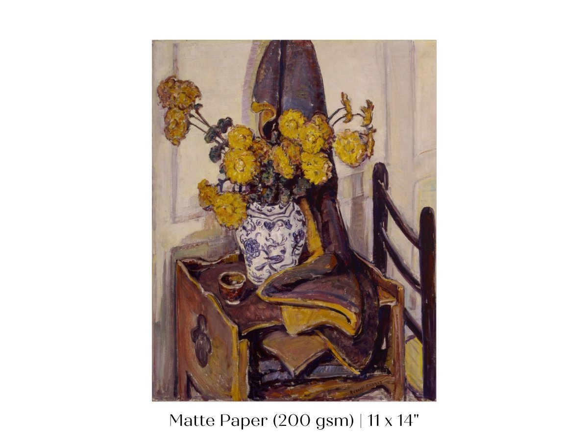 Still Life with Yellow Flowers | P184 - Single Art Prints - Piccolo Fiore Prints