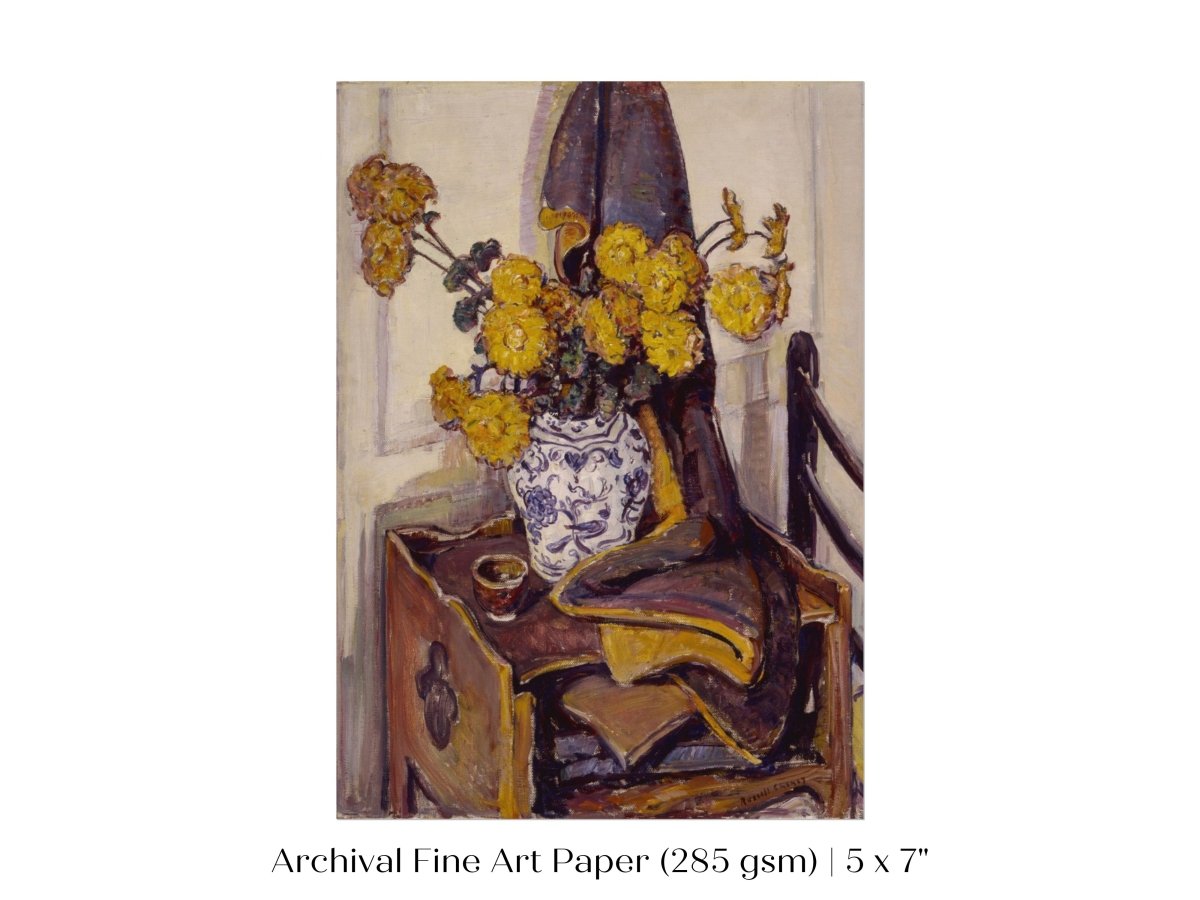 Still Life with Yellow Flowers | P184 - Single Art Prints - Piccolo Fiore Prints