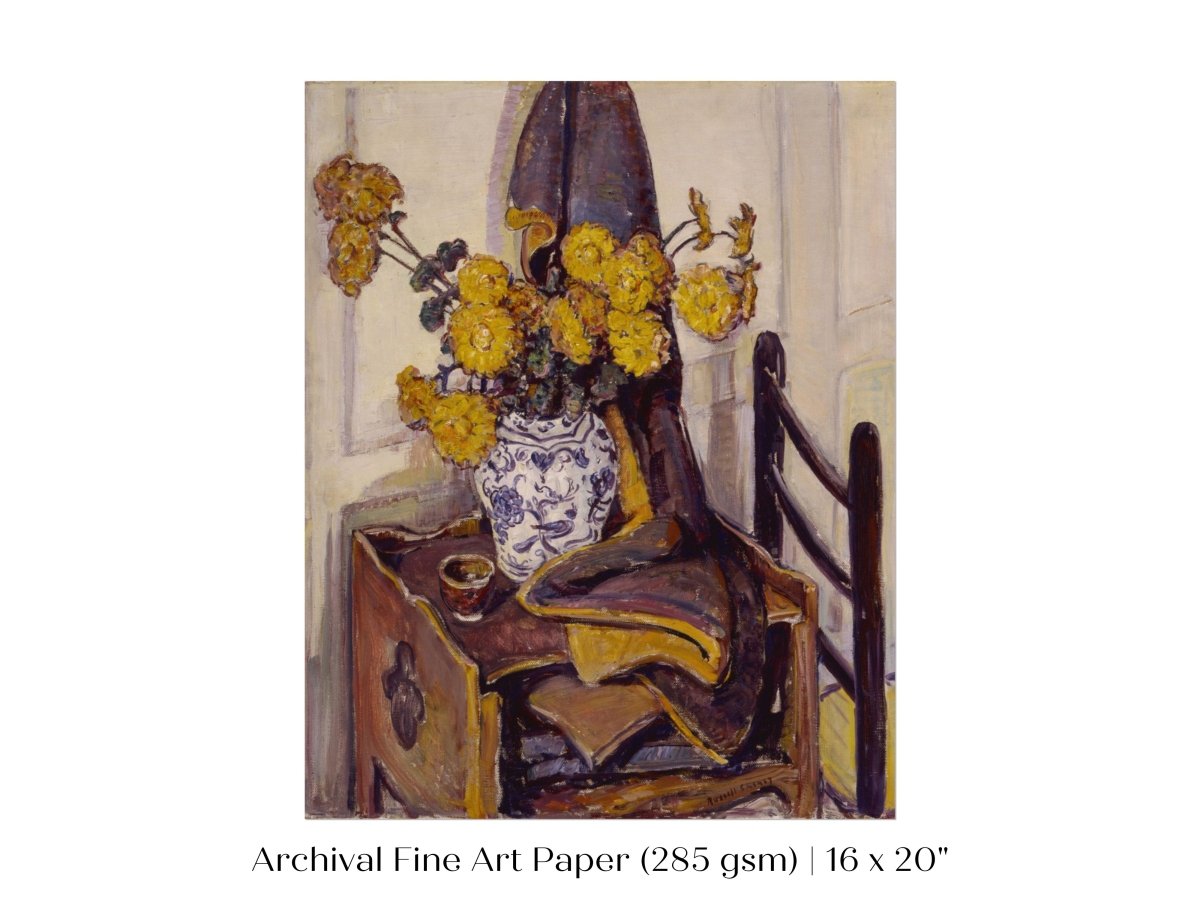Still Life with Yellow Flowers | P184 - Single Art Prints - Piccolo Fiore Prints