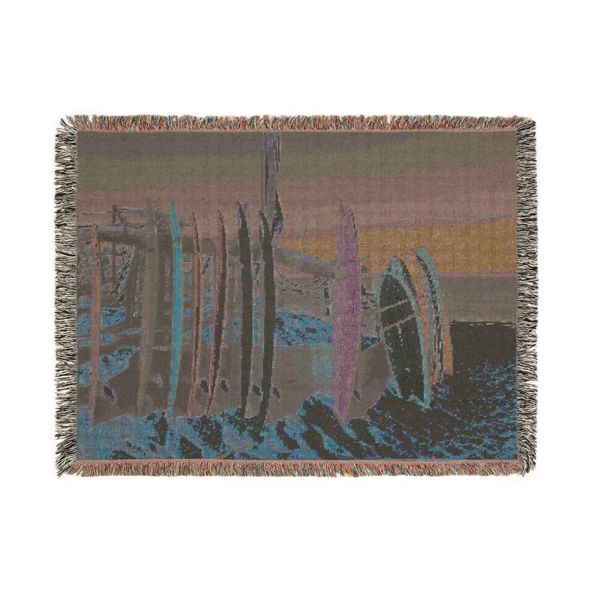 Surfboard Rack | Woven Blanket - Woven Blanket - Piccolo Fiore Prints