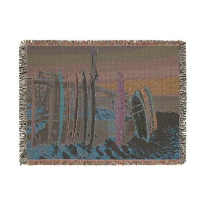 Surfboard Rack | Woven Blanket - Woven Blanket - Piccolo Fiore Prints