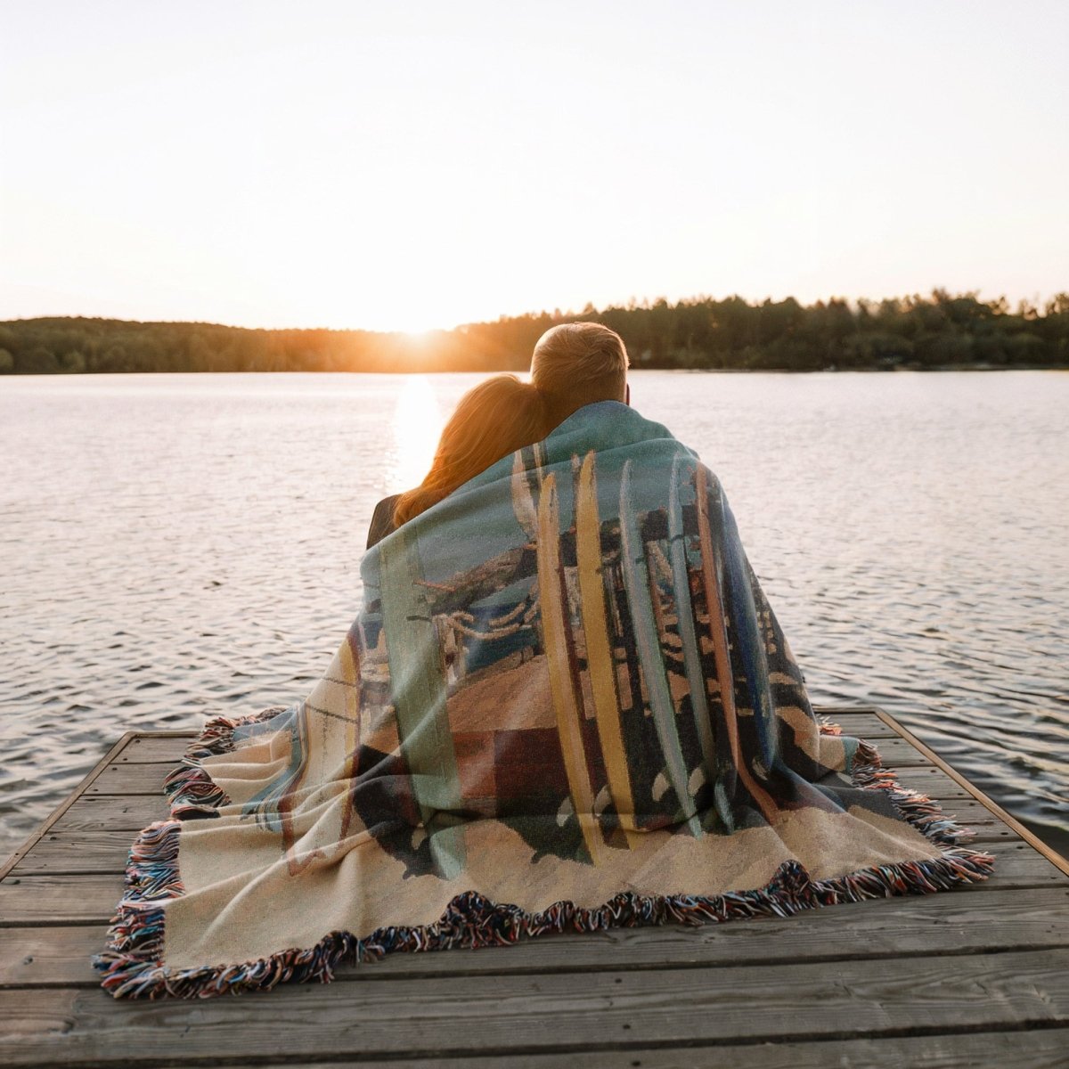 Surfboard Rack | Woven Blanket - Woven Blanket - Piccolo Fiore Prints