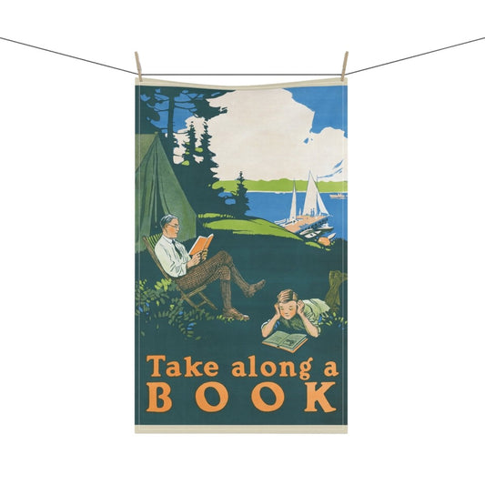 Take Along a Book | Tea Towel - Tea Towel - Piccolo Fiore Prints