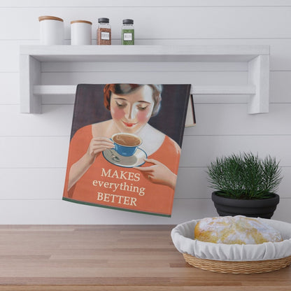 Tea Makes Everything Better | Tea Towel - Tea Towel - Piccolo Fiore Prints
