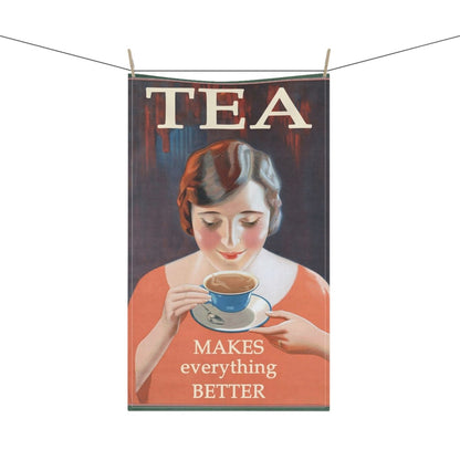 Tea Makes Everything Better | Tea Towel - Tea Towel - Piccolo Fiore Prints