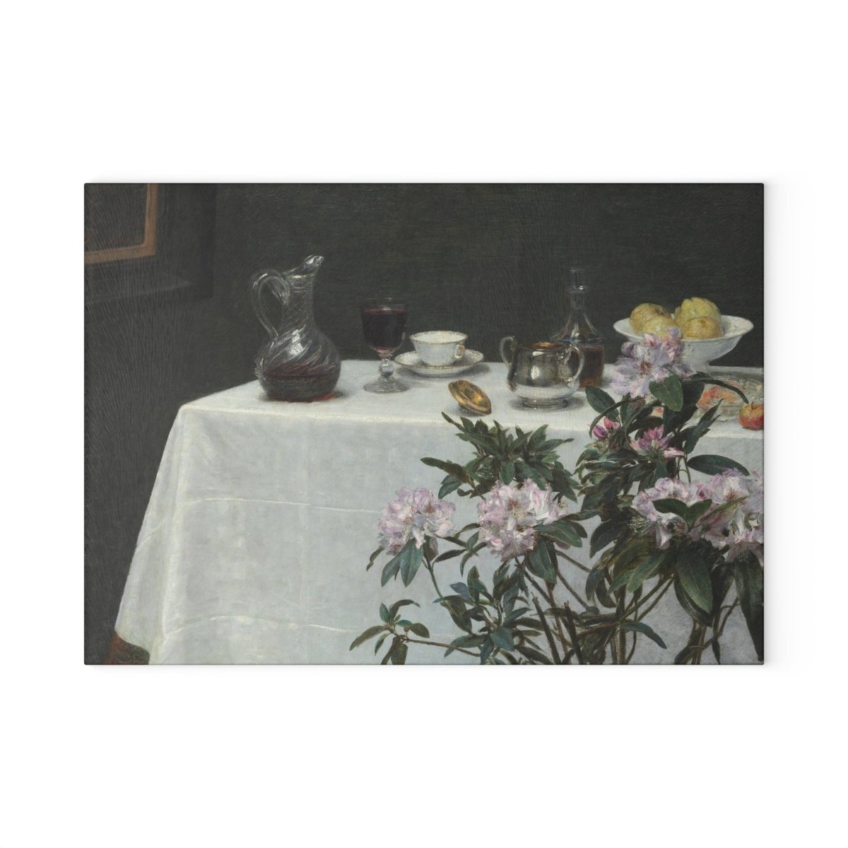Tea or Wine? | Glass Chopping Board - Glass Chopping Board - Piccolo Fiore Prints