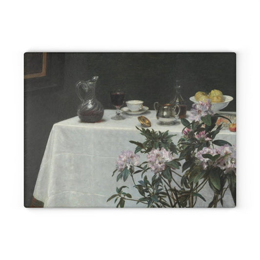 Tea or Wine? | Glass Chopping Board - Glass Chopping Board - Piccolo Fiore Prints