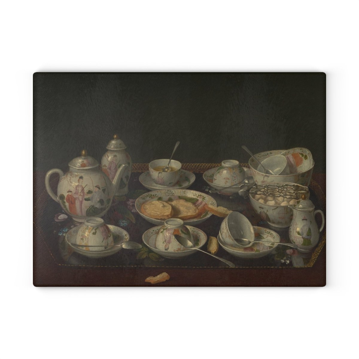 Tea - time China | Glass Chopping Board - Glass Chopping Board - Piccolo Fiore Prints