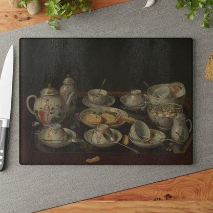 Tea - time China | Glass Chopping Board - Glass Chopping Board - Piccolo Fiore Prints