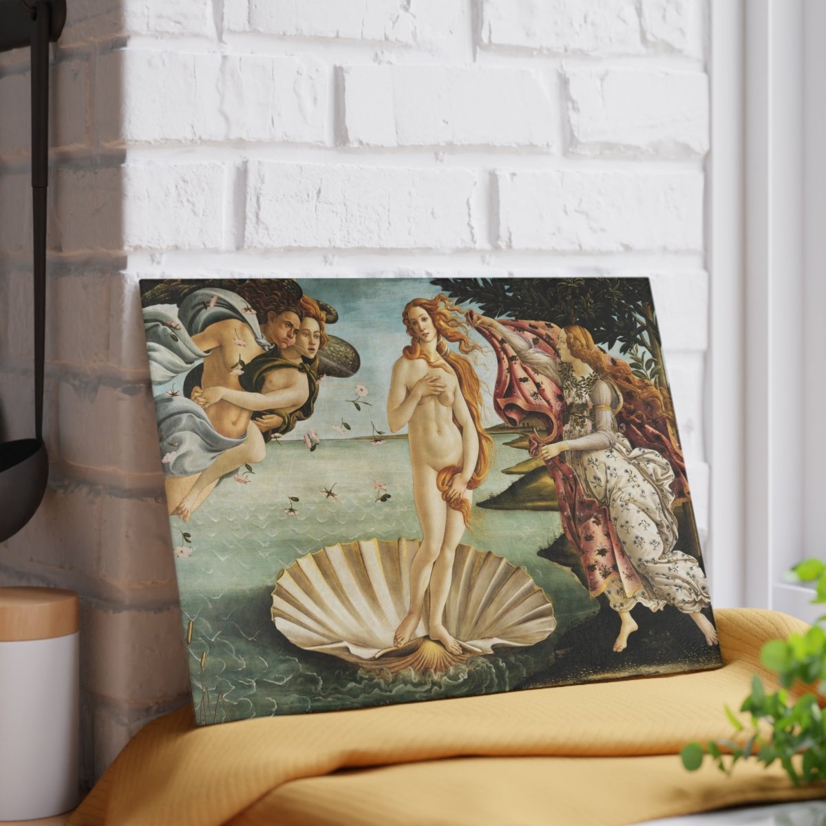 The Birth of Venus | Glass Chopping Board - Glass Chopping Board - Piccolo Fiore Prints