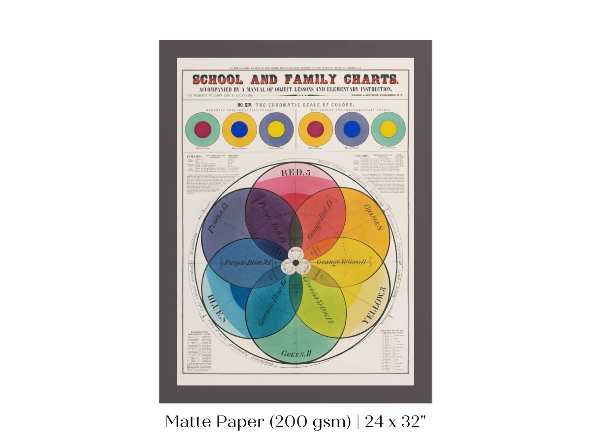 The Chromatic Scale of Colors | P697 - Single Art Prints - Piccolo Fiore Prints