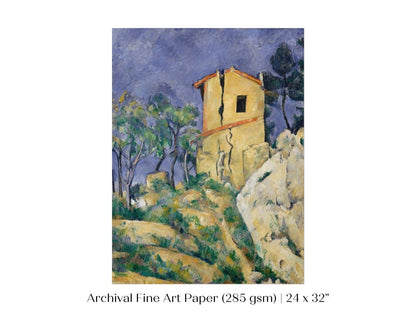 The House with the Cracked Walls | P86 - Single Art Prints - Piccolo Fiore Prints