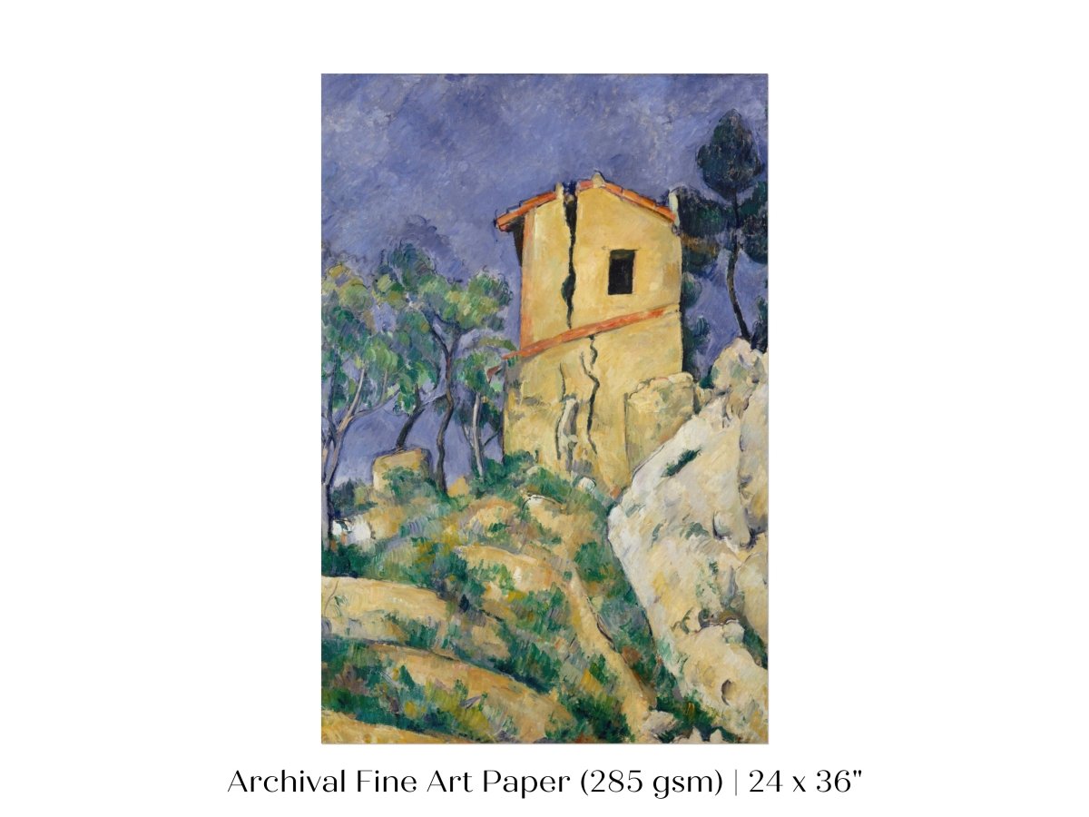 The House with the Cracked Walls | P86 - Single Art Prints - Piccolo Fiore Prints
