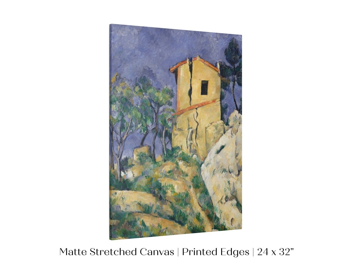 The House with the Cracked Walls | P86 - Single Art Prints - Piccolo Fiore Prints