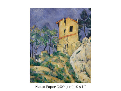 The House with the Cracked Walls | P86 - Single Art Prints - Piccolo Fiore Prints