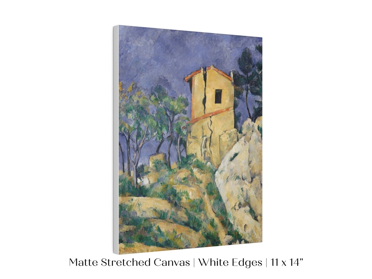The House with the Cracked Walls | P86 - Single Art Prints - Piccolo Fiore Prints