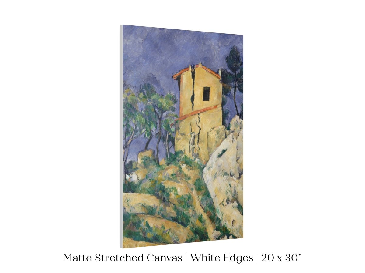 The House with the Cracked Walls | P86 - Single Art Prints - Piccolo Fiore Prints