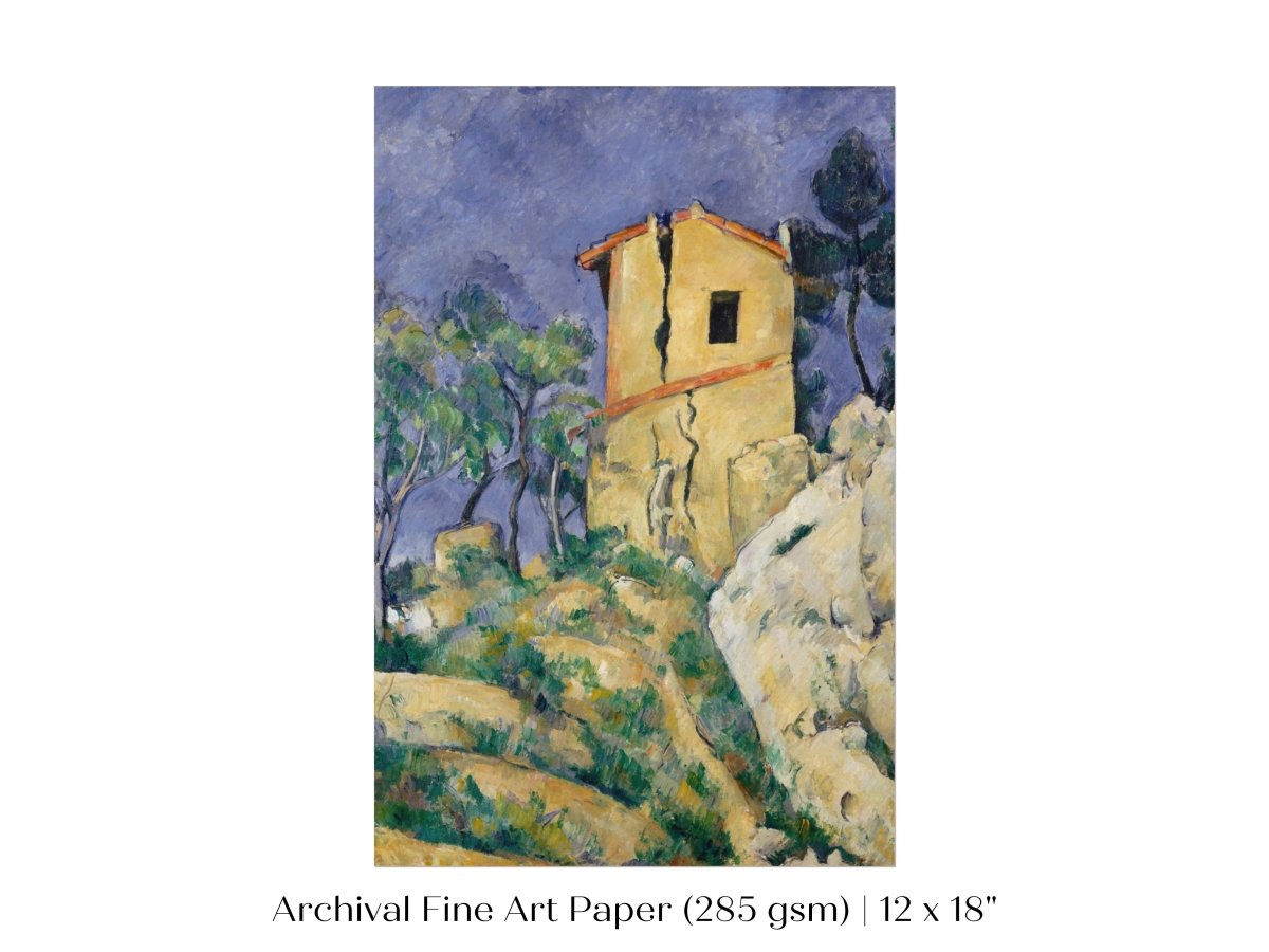 The House with the Cracked Walls | P86 - Single Art Prints - Piccolo Fiore Prints