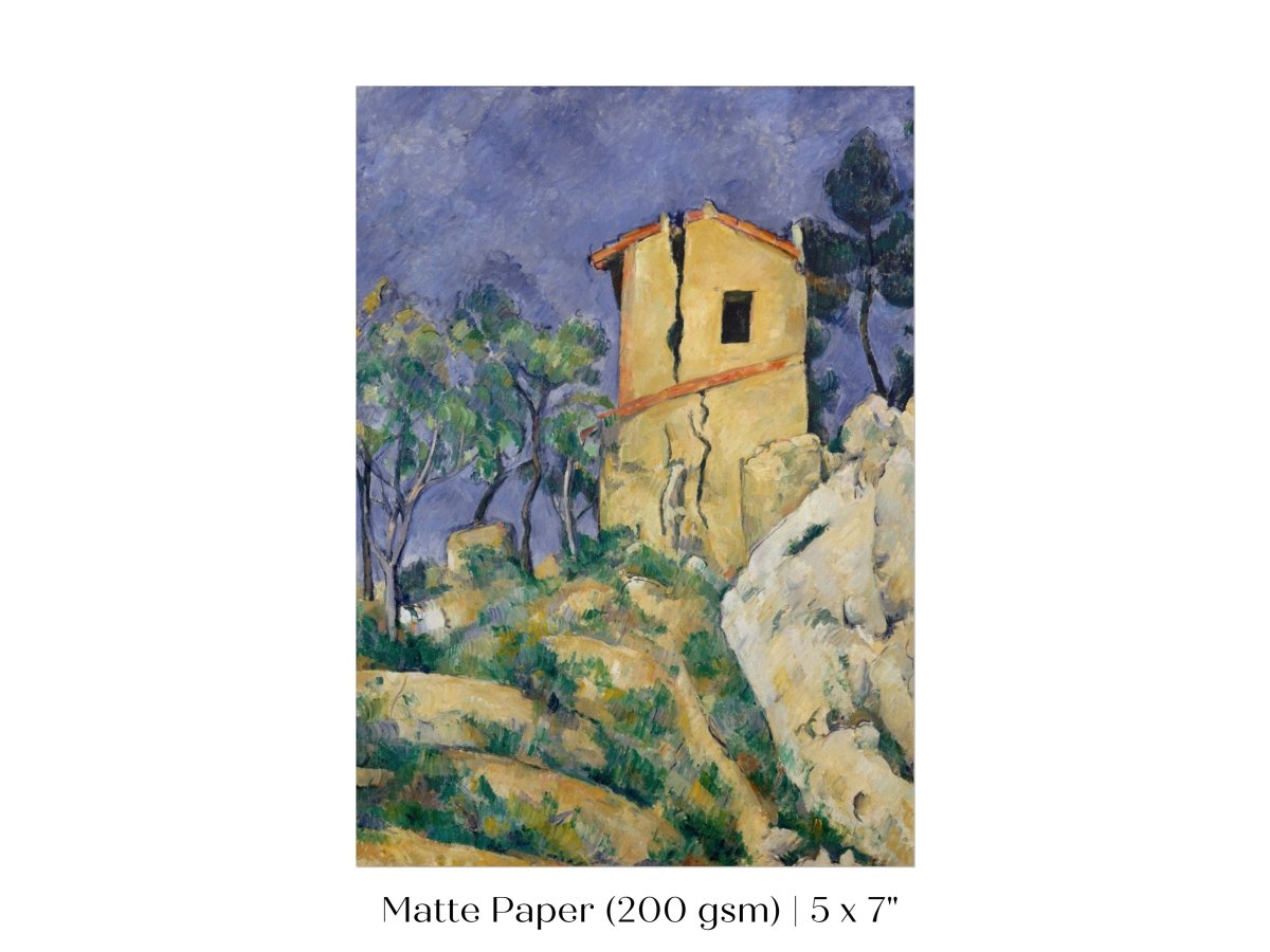 The House with the Cracked Walls | P86 - Single Art Prints - Piccolo Fiore Prints