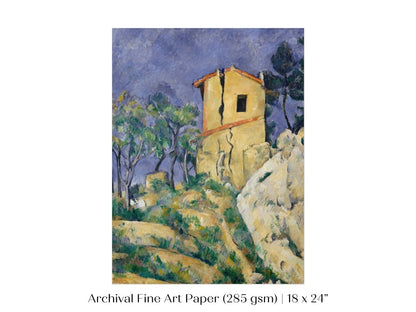 The House with the Cracked Walls | P86 - Single Art Prints - Piccolo Fiore Prints