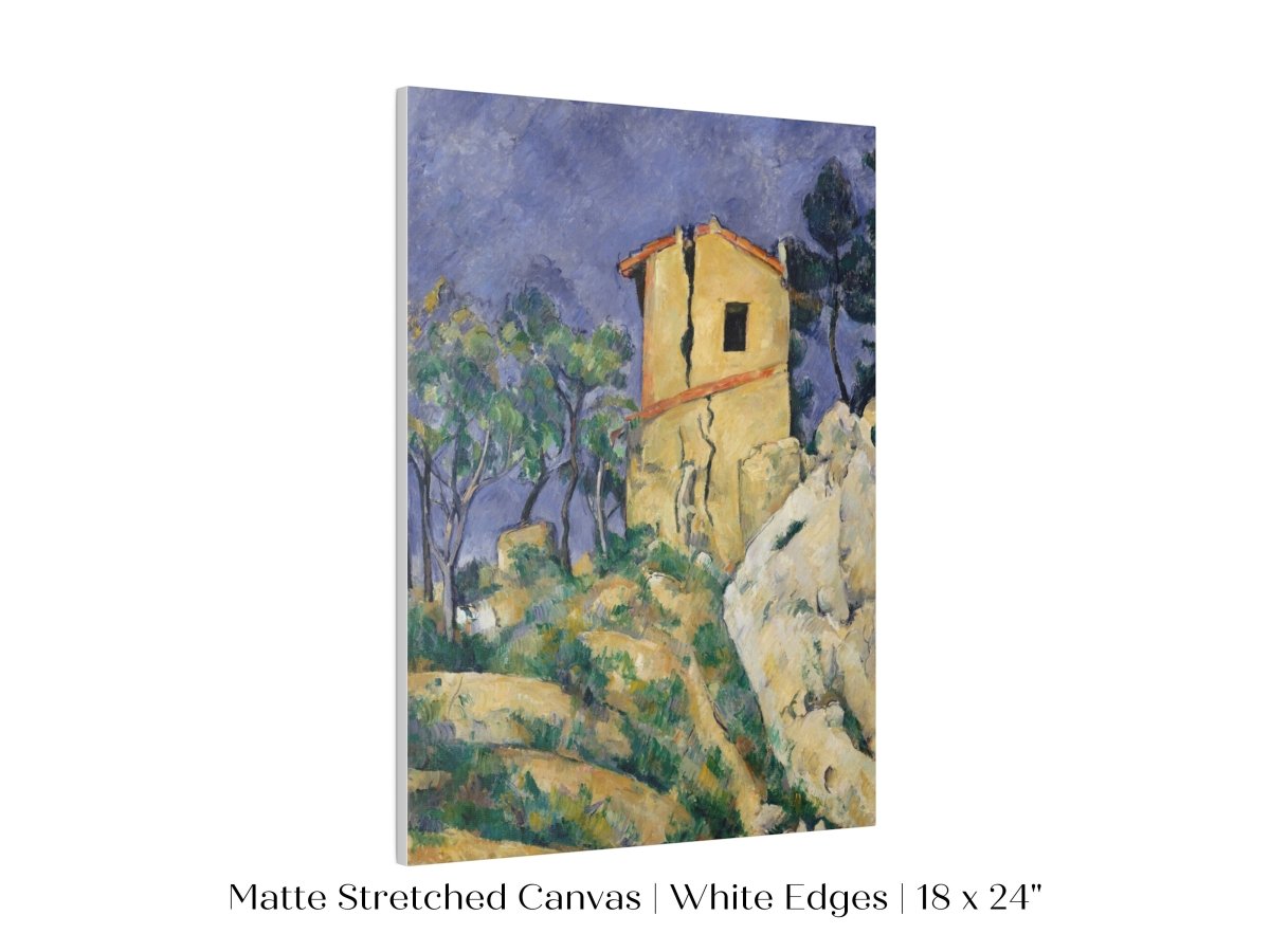 The House with the Cracked Walls | P86 - Single Art Prints - Piccolo Fiore Prints