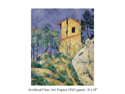 The House with the Cracked Walls | P86 - Single Art Prints - Piccolo Fiore Prints