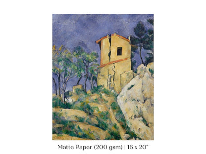 The House with the Cracked Walls | P86 - Single Art Prints - Piccolo Fiore Prints