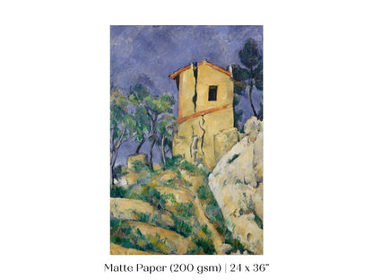 The House with the Cracked Walls | P86 - Single Art Prints - Piccolo Fiore Prints