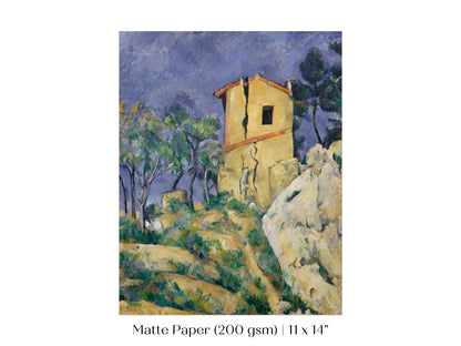 The House with the Cracked Walls | P86 - Single Art Prints - Piccolo Fiore Prints