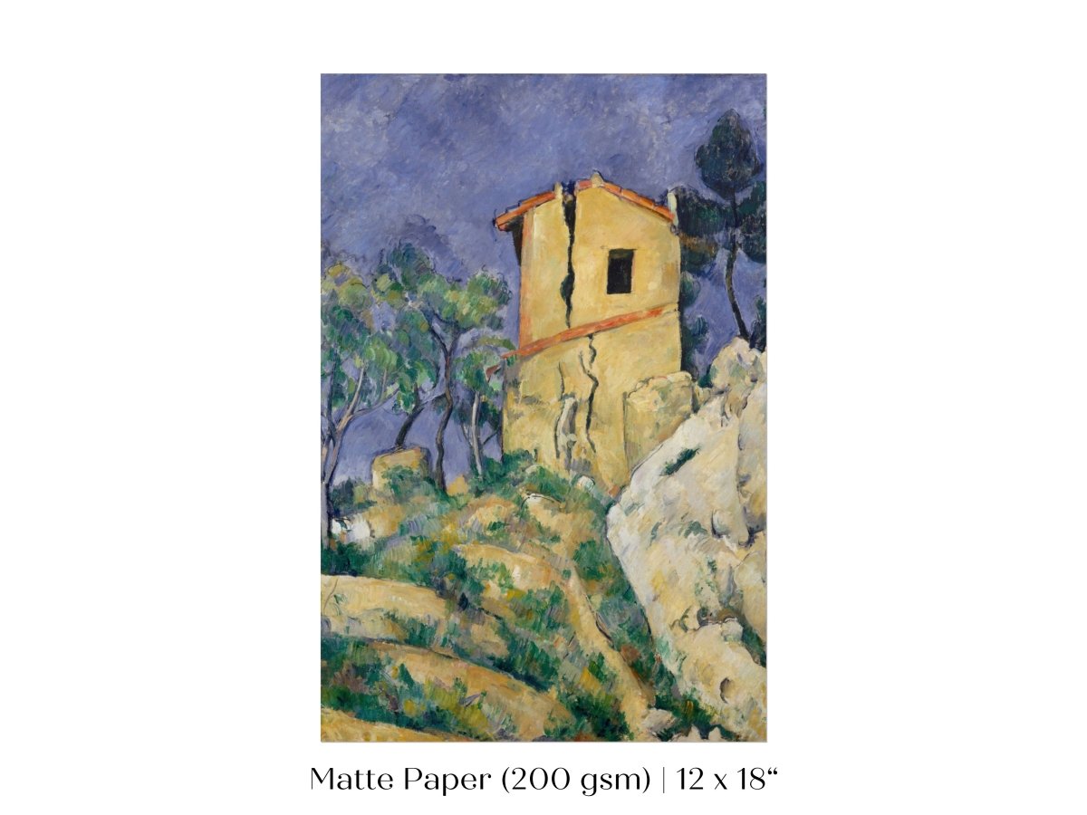 The House with the Cracked Walls | P86 - Single Art Prints - Piccolo Fiore Prints