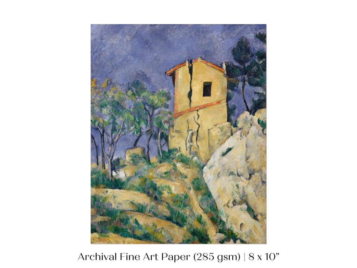 The House with the Cracked Walls | P86 - Single Art Prints - Piccolo Fiore Prints