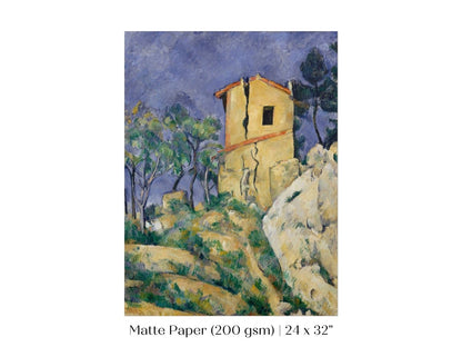 The House with the Cracked Walls | P86 - Single Art Prints - Piccolo Fiore Prints
