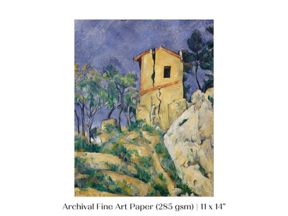 The House with the Cracked Walls | P86 - Single Art Prints - Piccolo Fiore Prints