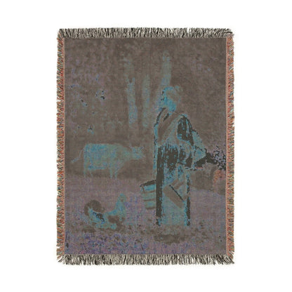 The Milk Maid | Woven Blanket - Woven Blanket - Piccolo Fiore Prints